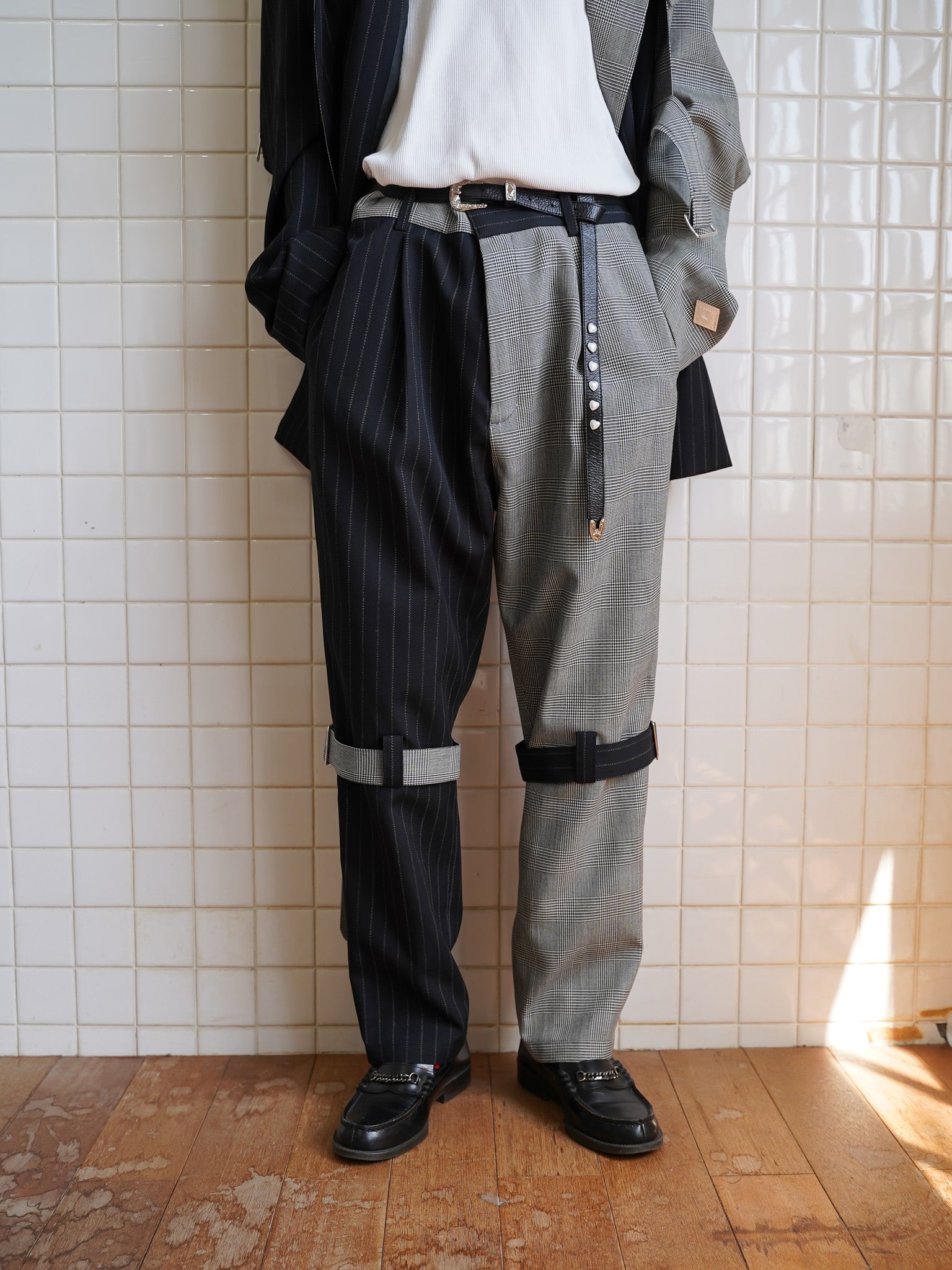 残り1点] el conductorH CRAZY PATTERN WOOL BONDAGE TROUSERS コンダクター 通販 – NORANEKO