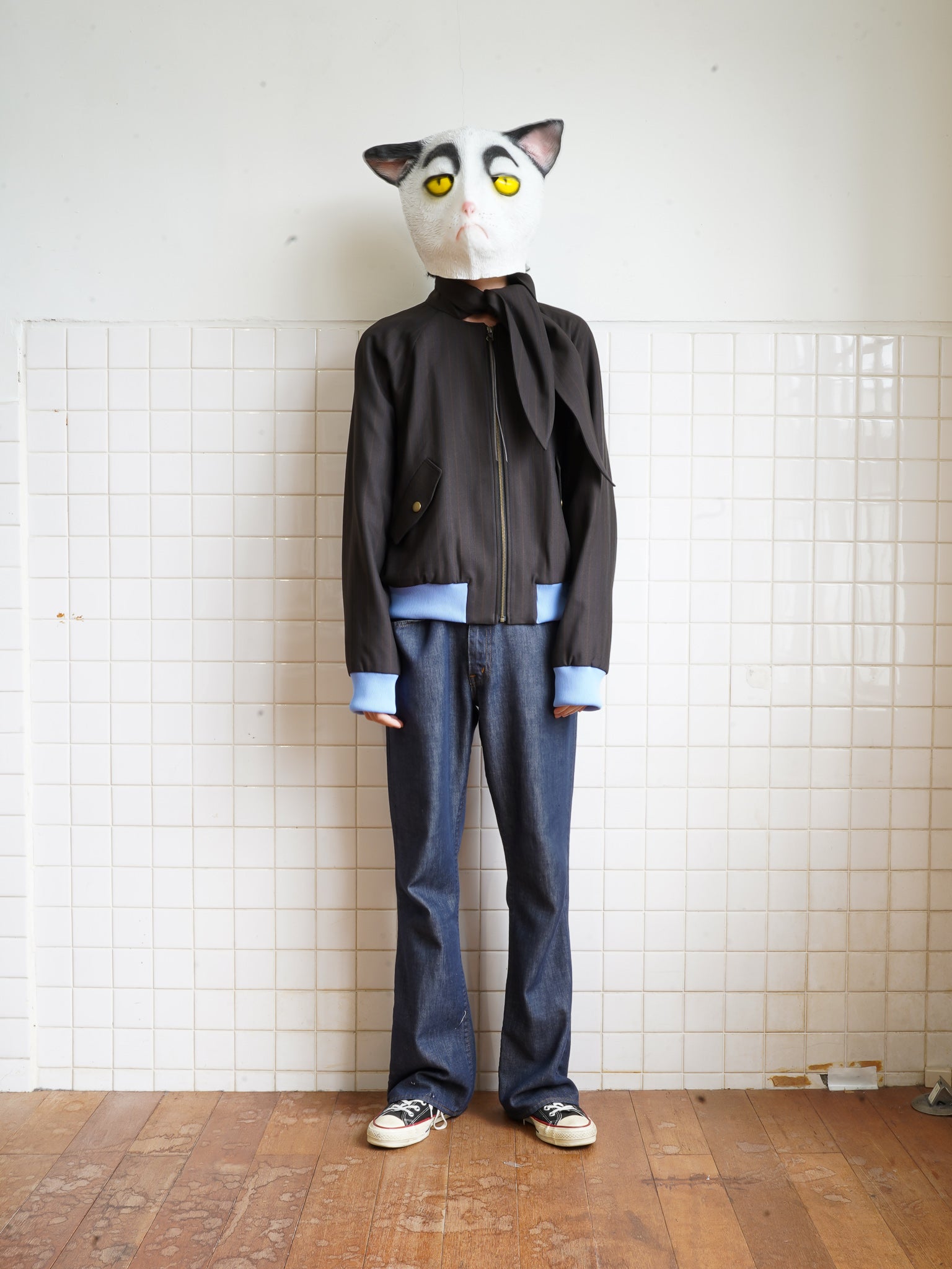 ORIMI ROMANTIC SCARF BLOUSON – NORANEKO