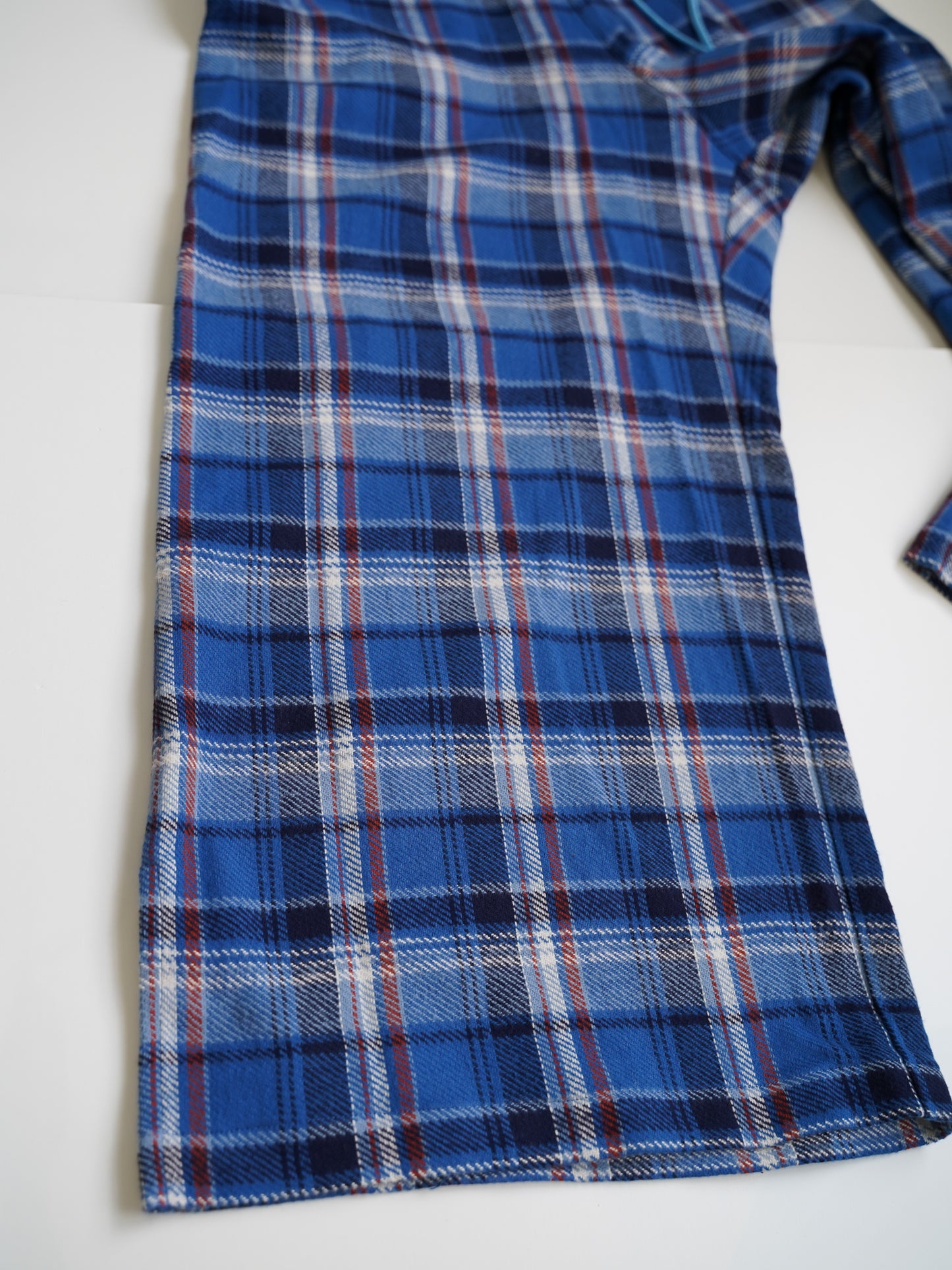 [残り1点] el conductorH COTTON CHECK FLANNEL WIDE TROUSERS