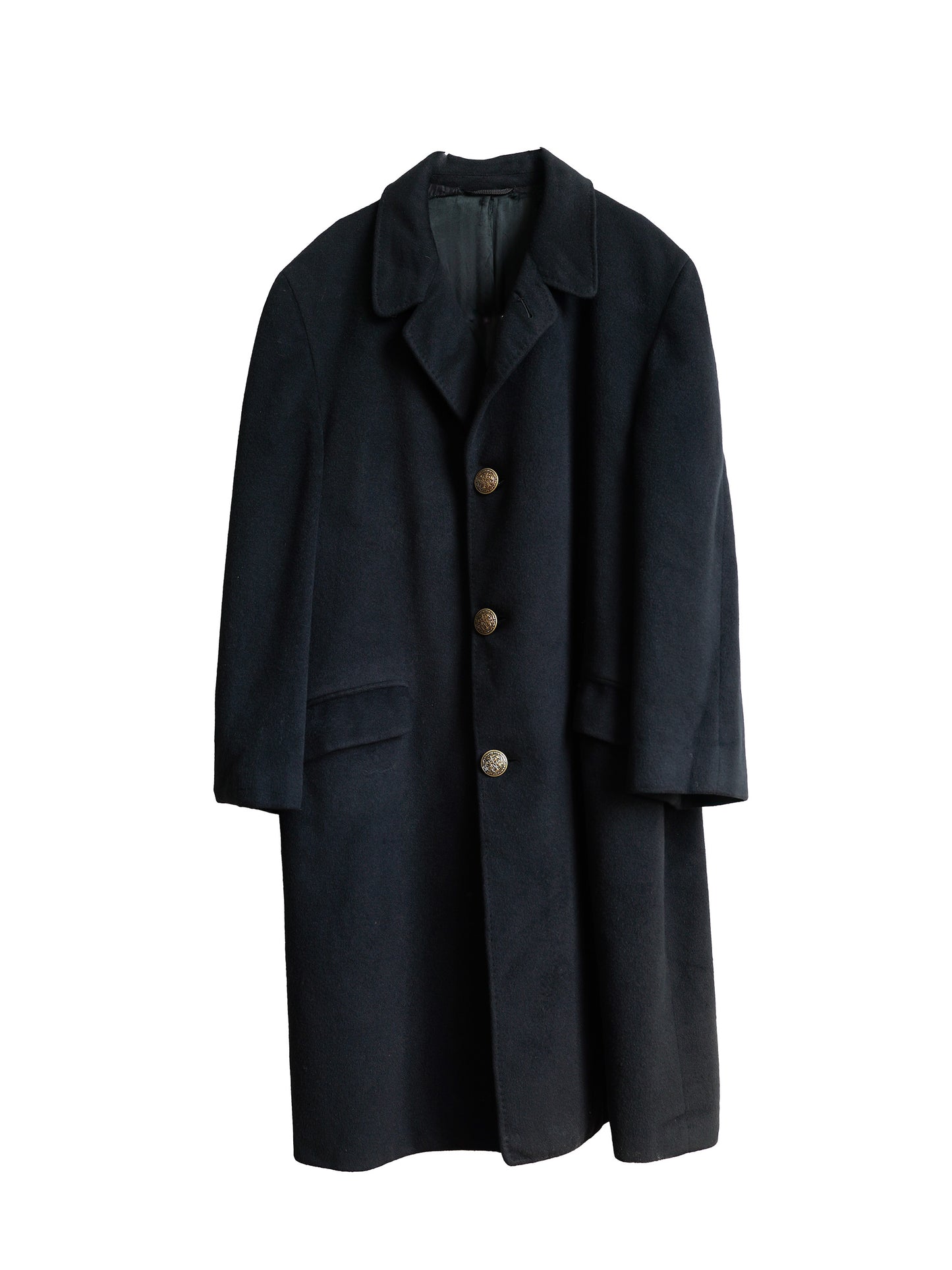 1950s CASHMERE CHESTERFIELD COAT